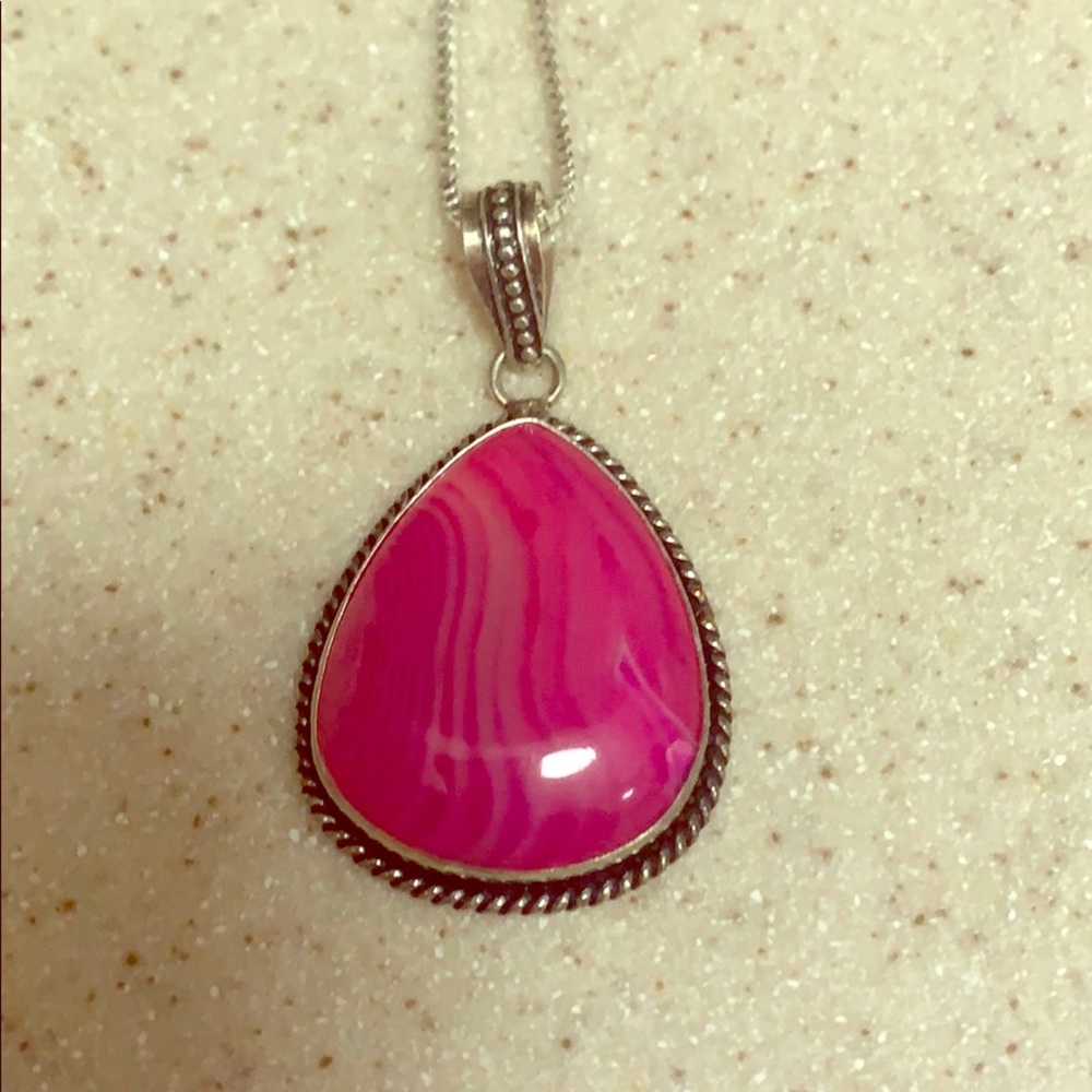 Pink Stone Necklace